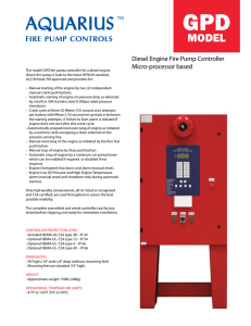 Diesel Engine Fire Pump Controller Micro-processor based