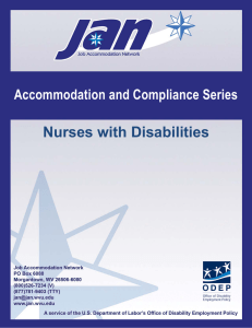 JAN Nurses with Disabilities - National Organization of Nurses with