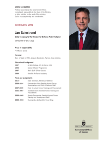 Jan Salestrand - Government.se