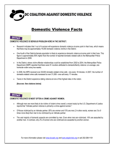 Domestic Violence Facts - DC Coalition Against Domestic Violence