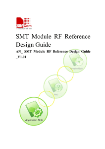 AN_SMT Module RF Reference Design Guide_V1.01 - MT