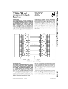 Application Note 1085 FPD-Link PCB and