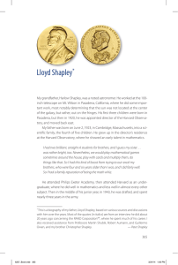 Lloyd Shapley - Nobelprize.org