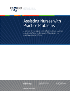 Assisting Nurses with Significant Practice Problems