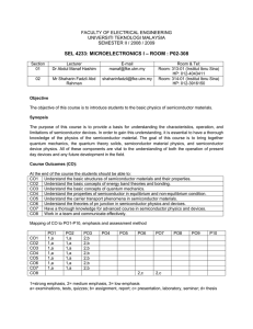 Syllabus - Universiti Teknologi Malaysia