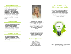 Go Green LED Alternatives LLC.