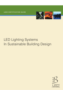 LED Lighting Systems In Sustainable Building Design