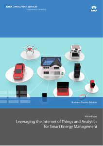 Leveraging the Internet of Things and Analytics for Smart