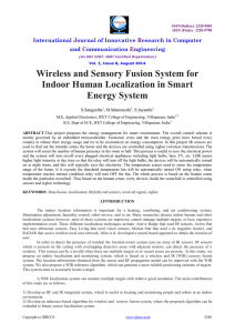 Wireless and Sensory Fusion System for Indoor Human