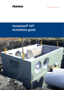 HumeGard® GPT Installation guide