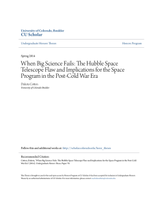 When Big Science Fails: The Hubble Space Telescope
