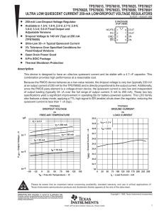 Ultra-Low Quiescent Current 250