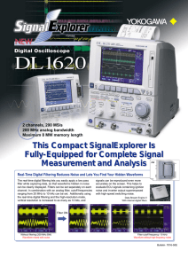 SignalExplorer DL1620 Digital Oscilloscope - Electro
