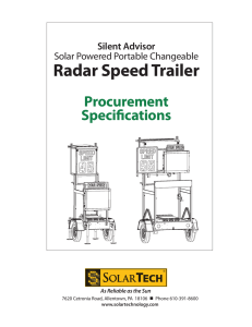 Radar Speed Trailer