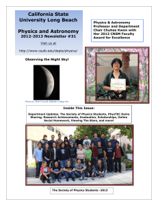 California State University Long Beach Physics and Astronomy