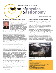 December 2007 - Home Page - Physics at Minnesota