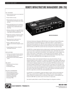 RIM-750 Data Sheet