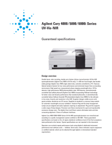 Agilent Cary 4000/5000/6000i Series UV-Vis-NIR