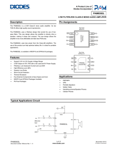 PAM8302L - Diodes Incorporated