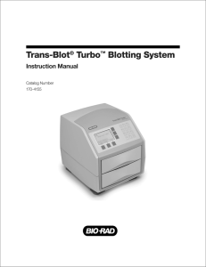 Bio-rad Trans-Blot manual