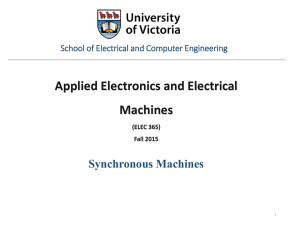 Applied Electronics and Electrical Machines