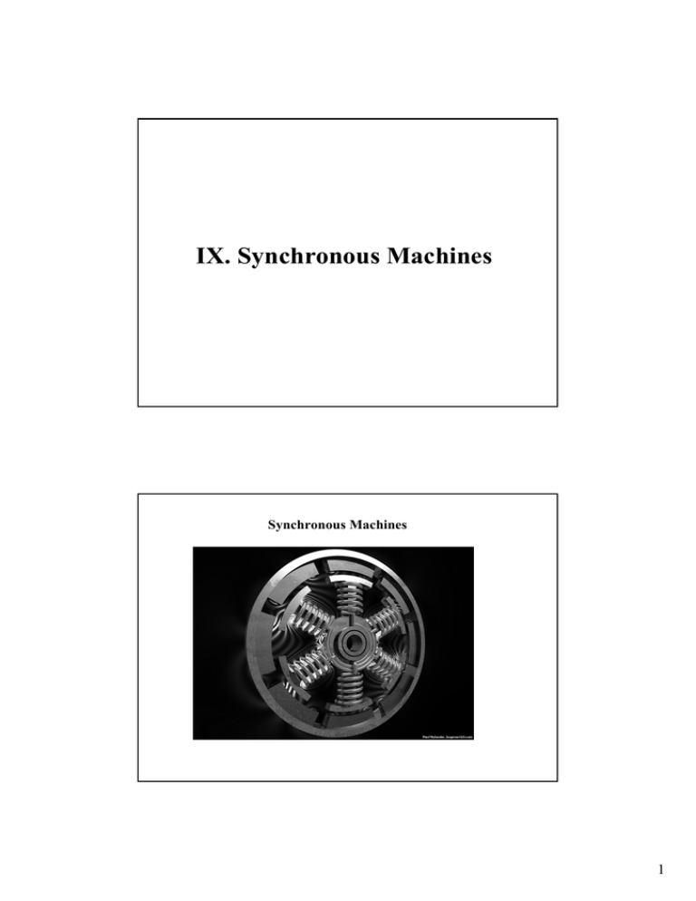 ix-synchronous-machines