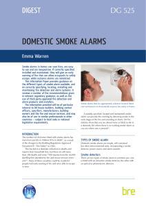 Domestic Smoke Alarms
