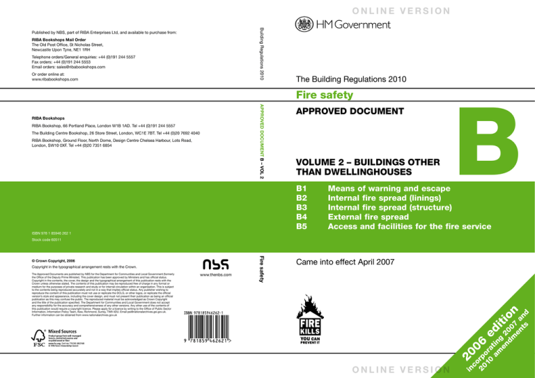 Approved Document B