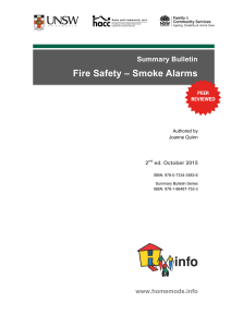 Summary Bulletin: Fire Safety