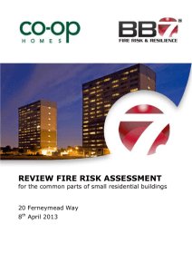 review fire risk assessment - Co