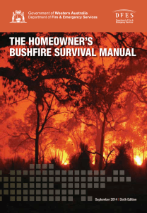 Homeowner`s Bushfire Survival Manual