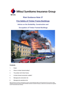 Risk Guidance Note 37 Fire Safety of Timber Frame Buildings