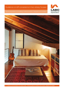 Guidance on loft conversions in two