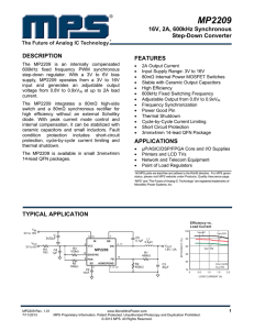 MP2209 - Monolithic Power System
