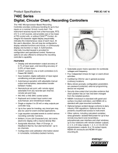 [PSS 2C-1A7 A] 740C Series Digital, Circular Chart, Recording
