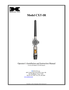 CXT-IR Sensor Assembies