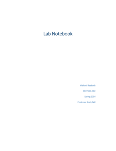 Lab Notebook - Ivy Tech -