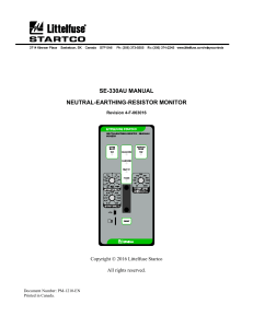 SE-330AU MANUAL NEUTRAL-EARTHING