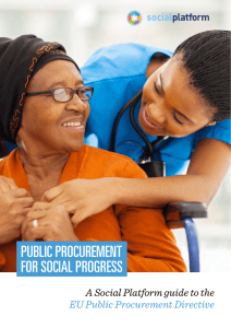 Public procurement for social progress