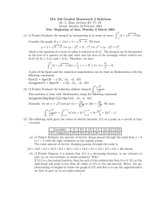 MA 104 Graded Homework 2 Solutions