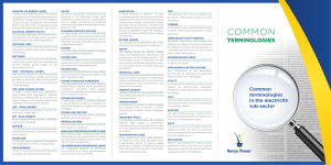 COMMON TERMINOLOGIES, A5 BROCHURE, 21 X