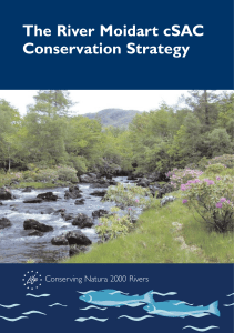 "The River Moidart cSAC Conservation Strategy" (2.