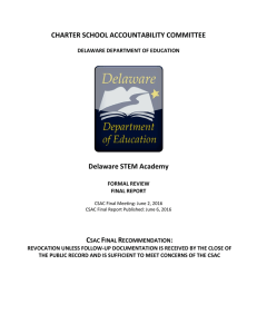 Report - Delaware Department of Education