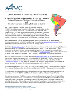 Global Initiatives in Veterinary Education (GIVE)