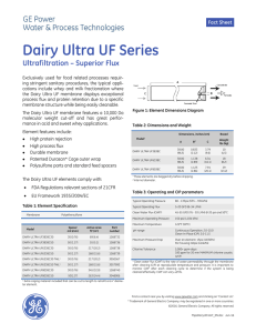 Dairy Ultra UF Series