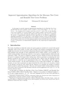 Improved Approximation Algorithms for the Min