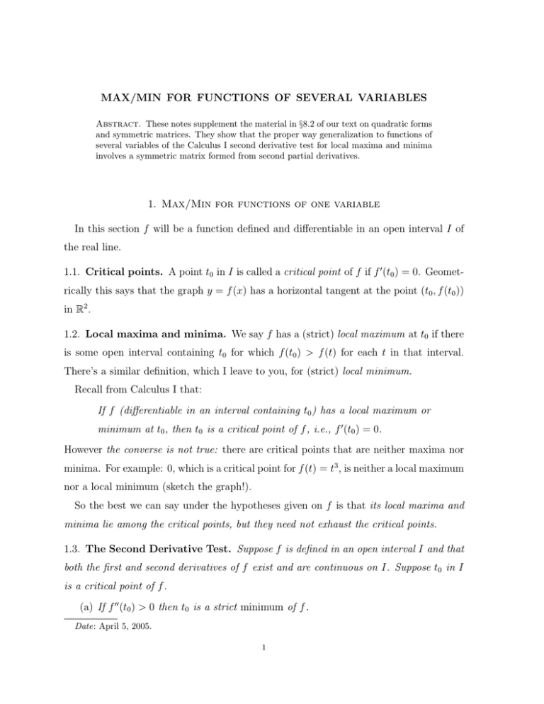 max-min-for-functions-of-several-variables-1-max-min