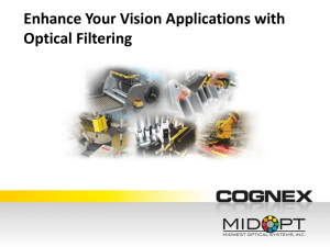 Enhance Your Vision Applications with Optical Filtering