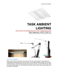 task ambient lighting