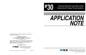 30 Measuring High Power Laser Diode Junction